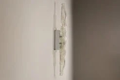 Hot Pamono Large Glass Wall Lamp by Albano Poli for Poliarte, Italy, 1970s