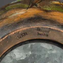 New Pamono Large Glazed Ceramic Lamp by Ola Fihl for Tilgmans Keramik, Sweden, 1960s