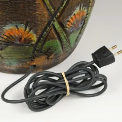 New Pamono Large Glazed Ceramic Lamp by Ola Fihl for Tilgmans Keramik, Sweden, 1960s