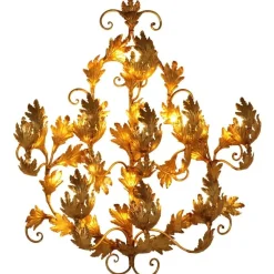 Hot Pamono Large Gold Leaf Wall Light, 1970s