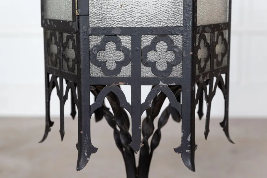 Best Pamono Large Gothic Revival Church Lanterns, 1900s, Set of 2