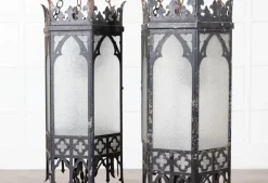 Best Pamono Large Gothic Revival Church Lanterns, 1900s, Set of 2