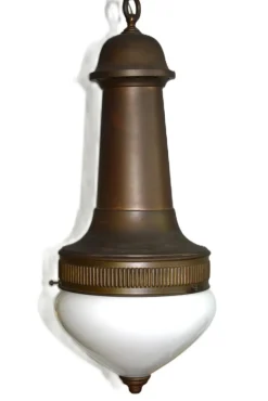 Discount Pamono Large Hall Lamp by Otto Wagner, 1890s