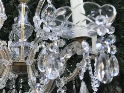 Discount Pamono Large Hand Cut Maria Teresa Crystal Chandelier, 1950s