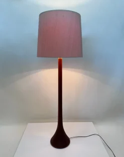 Clearance Pamono Large Height Adjustable Sculptural Floor Lamp in Teak by Domus, Germany, 1970s