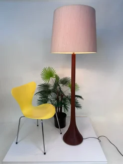 Clearance Pamono Large Height Adjustable Sculptural Floor Lamp in Teak by Domus, Germany, 1970s