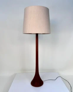 Clearance Pamono Large Height Adjustable Sculptural Floor Lamp in Teak by Domus, Germany, 1970s