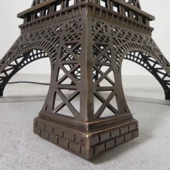 Clearance Pamono Large High Bronze Eiffel Tower with Lighting, 1970s