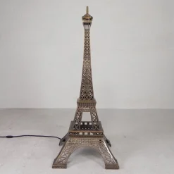 Clearance Pamono Large High Bronze Eiffel Tower with Lighting, 1970s