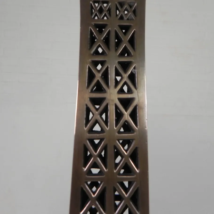 Clearance Pamono Large High Bronze Eiffel Tower with Lighting, 1970s