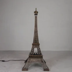 Clearance Pamono Large High Bronze Eiffel Tower with Lighting, 1970s