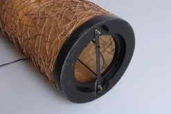 Online Pamono Large Ibiza Style Wicker and Fiberglass Floor Lamp, 1990s