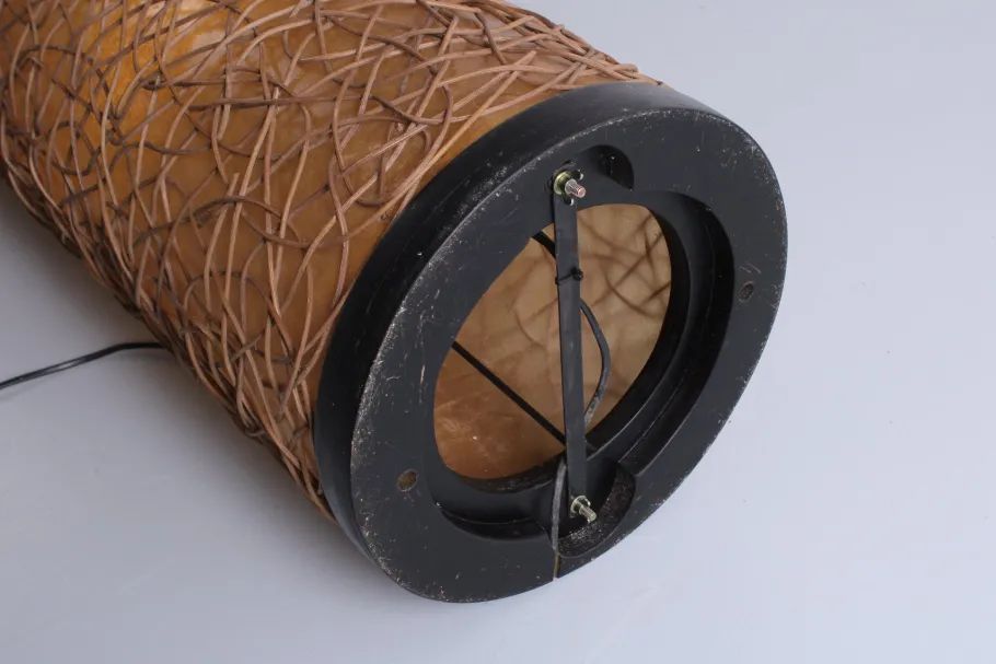 Online Pamono Large Ibiza Style Wicker and Fiberglass Floor Lamp, 1990s