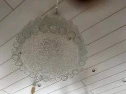 Best Pamono Large Ice Glass Chandelier from Doria Leuchten, 1960s