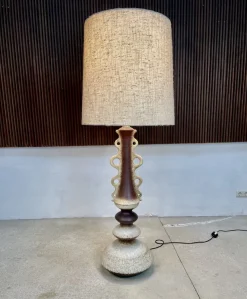 Clearance Pamono Large Italian Amphora Ceramic Floor Lamp, 1950s