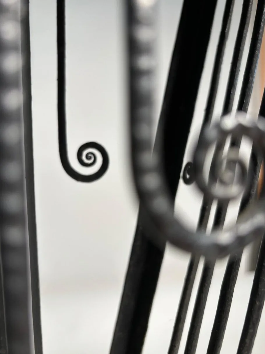 New Pamono Large Italian Art Deco Wrought Iron Lantern in the style of Paolo Buffa, 1940s