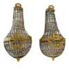Hot Pamono Large Italian Crystal Beaded Sconces, 1970s, Set of 2