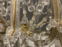 New Pamono Large Italian Crystal Chandelier