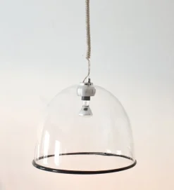 Clearance Pamono Large Italian Hanging Lamps from Leucos, 1970s