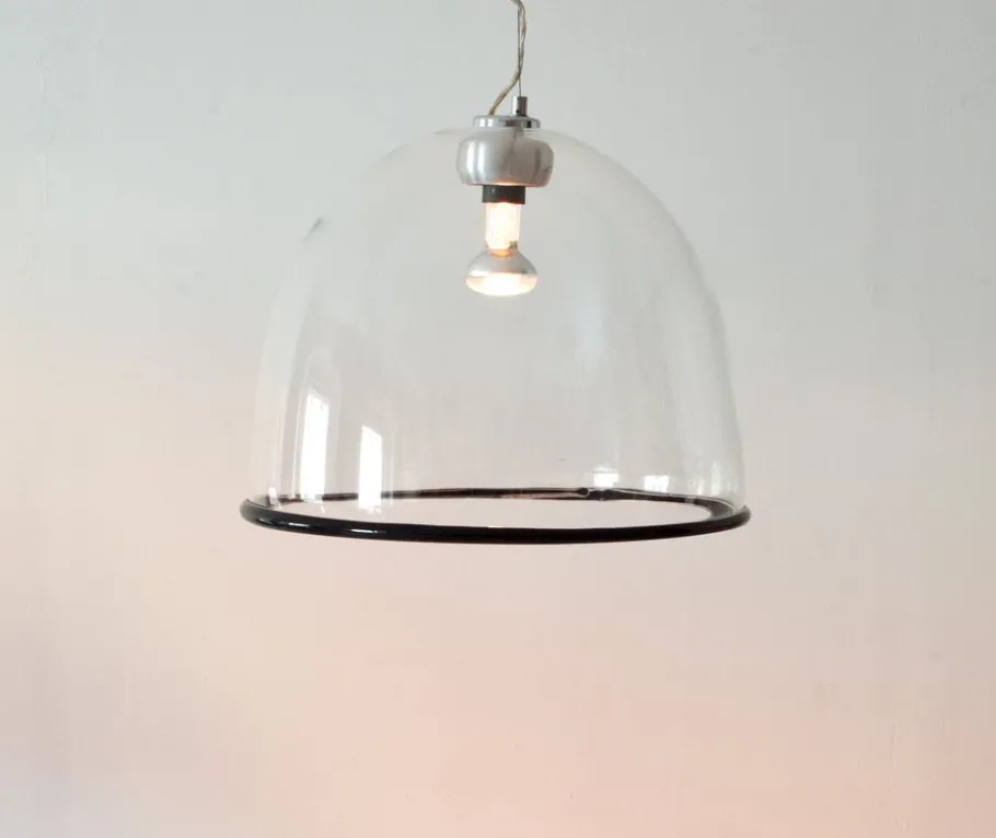 Clearance Pamono Large Italian Hanging Lamps from Leucos, 1970s