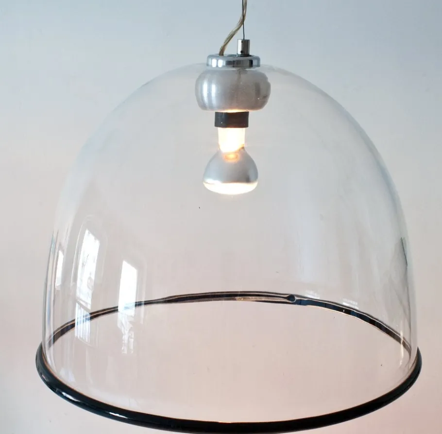 Clearance Pamono Large Italian Hanging Lamps from Leucos, 1970s