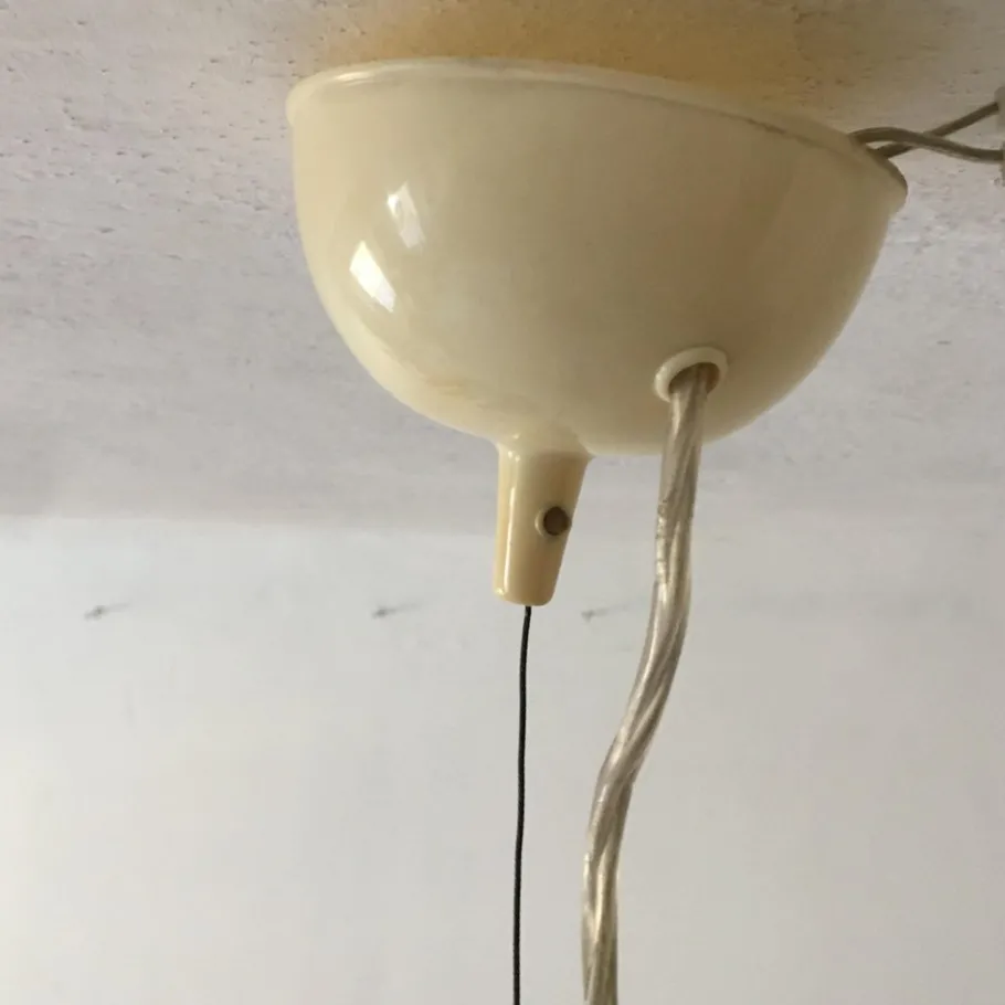 Clearance Pamono Large Italian Hanging Lamps from Leucos, 1970s