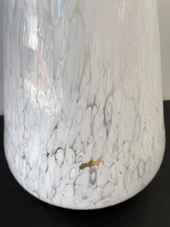 Best Pamono Large Italian Murano Glass and Brass Cone Lamp from Esperia, 1970s