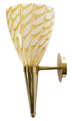 Hot Pamono Large Italian Murano Glass Wall Lights, 2000s, Set of 2