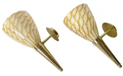 Hot Pamono Large Italian Murano Glass Wall Lights, 2000s, Set of 2