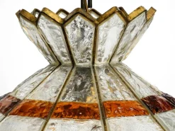 Discount Pamono Large Italian Poliarte Glass Ceiling Lamp, 1960s