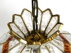 Discount Pamono Large Italian Poliarte Glass Ceiling Lamp, 1960s