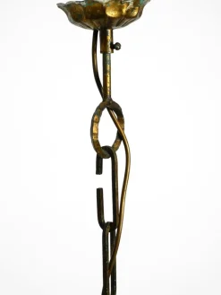 Discount Pamono Large Italian Poliarte Glass Ceiling Lamp, 1960s