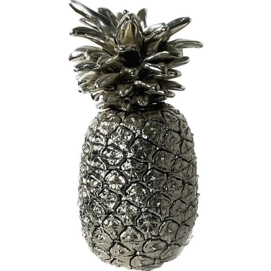 Sale Pamono Large Italian Silver Laminated Pineapple, 1970s