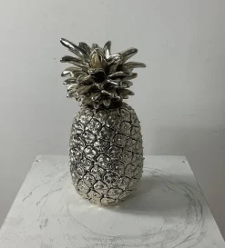 Sale Pamono Large Italian Silver Laminated Pineapple, 1970s