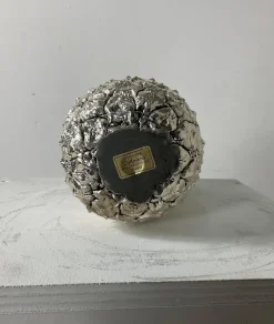 Sale Pamono Large Italian Silver Laminated Pineapple, 1970s