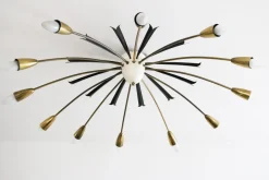 Sale Pamono Large Italian Sputnik Ceiling Light from Stilnovo, 1950s