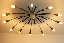 Sale Pamono Large Italian Sputnik Ceiling Light from Stilnovo, 1950s