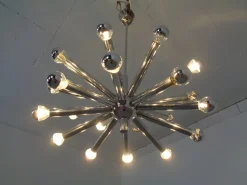 Discount Pamono Large Italian Sputnik Chandelier by Gaetano Sciolari for Sciolari, 1960s