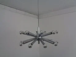 Discount Pamono Large Italian Sputnik Chandelier by Gaetano Sciolari for Sciolari, 1960s