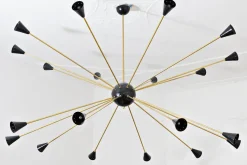 Best Pamono Large Italian Sputnik Chandelier from Stilnovo, Italy, 1960s