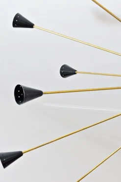 Best Pamono Large Italian Sputnik Chandelier from Stilnovo, Italy, 1960s