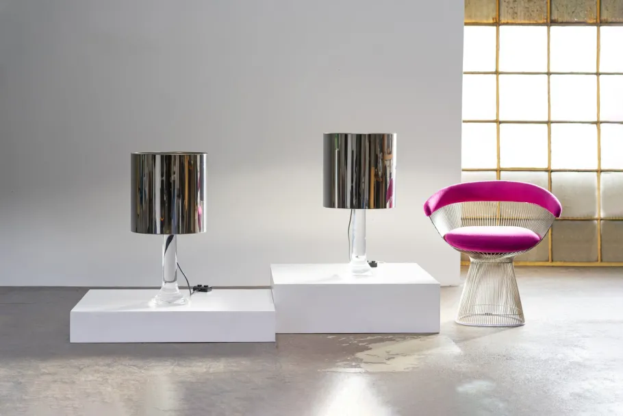 Hot Pamono Large Italian Table Lamps by Harvey Guzzini for Guzzini, 1970s, Set of 2