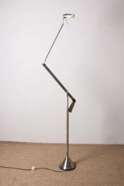New Pamono Large Italian Zelig Terra in Steel by Walter Monici for Lumina, 1980s