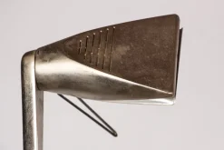 New Pamono Large Italian Zelig Terra in Steel by Walter Monici for Lumina, 1980s