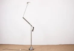 New Pamono Large Italian Zelig Terra in Steel by Walter Monici for Lumina, 1980s