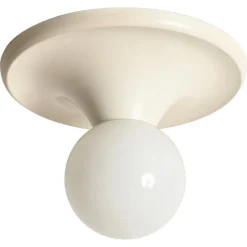 Online Pamono Large Ivory Light Ball Wall Lamp by Castiglioni for Flos, 1965