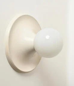 Online Pamono Large Ivory Light Ball Wall Lamp by Castiglioni for Flos, 1965