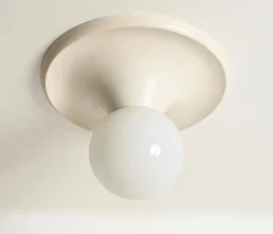 Online Pamono Large Ivory Light Ball Wall Lamp by Castiglioni for Flos, 1965