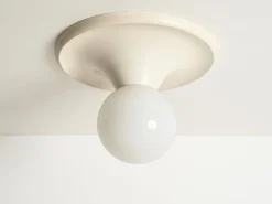 Online Pamono Large Ivory Light Ball Wall Lamp by Castiglioni for Flos, 1965