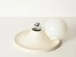 Online Pamono Large Ivory Light Ball Wall Lamp by Castiglioni for Flos, 1965